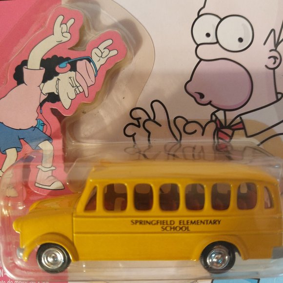 FOUR Johnny Lightning SIMPSONS Vehicles - by Playing Mantis 2003 - Picture 5 of 6